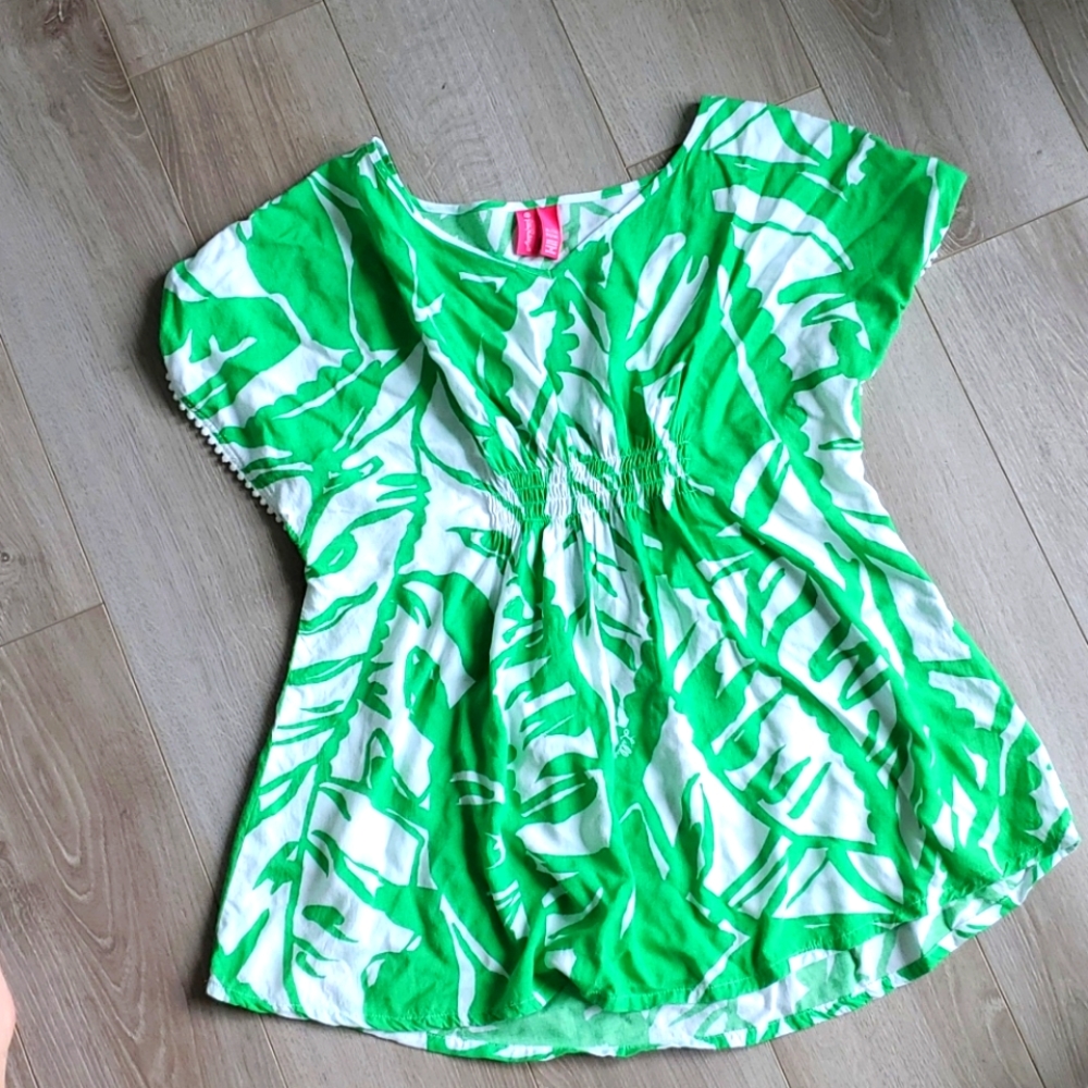 COPY - Lily Pulitzer Green Swim Cover Up
